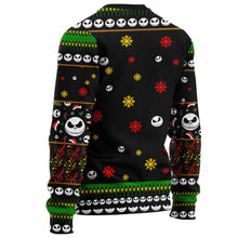 Load image into Gallery viewer, Personalized Nightmare Before Christmas Sweater Custom Name Holiday Gift