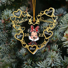 Load image into Gallery viewer, Personalized Magical Grandma Christmas Ornament with Hearts