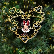 Load image into Gallery viewer, Personalized Magical Grandma Christmas Ornament with Hearts
