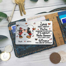 Load image into Gallery viewer, Personalized Wallet Insert Card for Couples Custom Love Message Gift