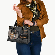 Load image into Gallery viewer, Personalized Leather Handbag Just A Girl Who Loves Traveling Gift for Women