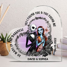 Load image into Gallery viewer, Personalized Heart Acrylic Plaque Custom Gift for Couples Wedding Anniversary