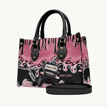 Load image into Gallery viewer, Personalized Leather Handbag Custom Name Gift for Women