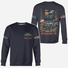 Load image into Gallery viewer, Personalized Adventure Jeep Hoodie All Over Print Custom Name Gift