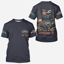 Load image into Gallery viewer, Personalized Adventure Jeep Hoodie All Over Print Custom Name Gift