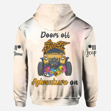 Load image into Gallery viewer, Personalized Adventure Jeep Hoodie Custom Name Gifts
