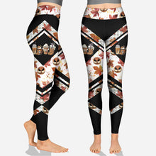 Load image into Gallery viewer, Personalized Halloween and Thanksgiving Hoodie & Leggings Set Custom Name Fall Gift