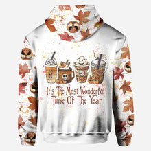 Load image into Gallery viewer, Personalized Halloween and Thanksgiving Hoodie & Leggings Set Custom Name Fall Gift