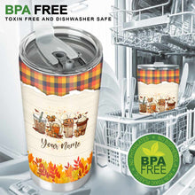 Load image into Gallery viewer, Personalized Fall Tumbler Custom Name It's The Most Wonderful Time Gift