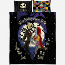 Load image into Gallery viewer, Personalized Nightmare Quilt Set Custom Couple Gift for Anniversary