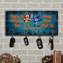 Load image into Gallery viewer, Personalized Ohana Key Rack Custom Family Name Gift for Home