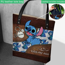 Load image into Gallery viewer, Personalized Ohana Tote Bag Custom Name Gift for Friends
