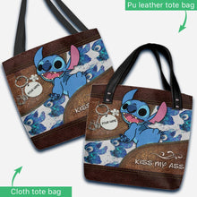 Load image into Gallery viewer, Personalized Ohana Tote Bag Custom Name Gift for Friends