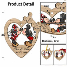 Load image into Gallery viewer, Personalized Christmas Mouse Ornament Custom Name Gift