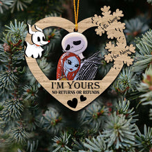 Load image into Gallery viewer, Personalized Nightmare Before Christmas Ornament Custom Name Gift
