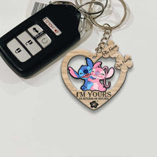Load image into Gallery viewer, Personalized Ohana Keychain Custom Name Gift for Him/Her