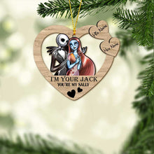 Load image into Gallery viewer, Personalized Christmas Nightmare Ornament Custom Names Gift for Couples