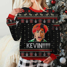 Load image into Gallery viewer, Personalized Christmas Sweater Custom Name Festive Gift