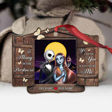 Load image into Gallery viewer, Personalized Christmas Nightmare Ornament Custom Couples Gift