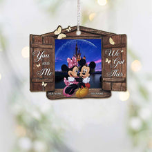 Load image into Gallery viewer, Personalized Christmas Mouse Ornament Custom Name Gift for Couples