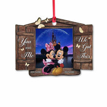 Load image into Gallery viewer, Personalized Christmas Mouse Ornament Custom Name Gift for Couples