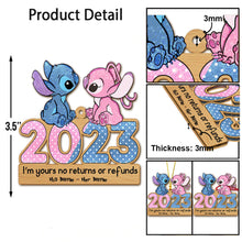 Load image into Gallery viewer, Personalized Acrylic Ohana Christmas Ornament Custom Names 2023 Gift