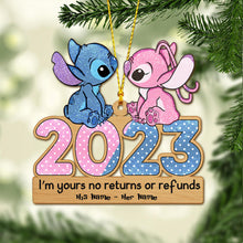 Load image into Gallery viewer, Personalized Acrylic Ohana Christmas Ornament Custom Names 2023 Gift