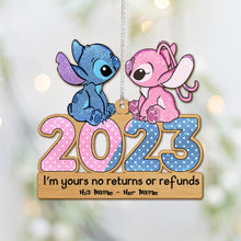 Load image into Gallery viewer, Personalized Acrylic Ohana Christmas Ornament Custom Names 2023 Gift