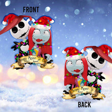 Load image into Gallery viewer, Personalized Nightmare Before Christmas Ornament Custom Name Gift for Couples