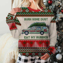 Load image into Gallery viewer, Personalized Christmas Sweater Custom Name Fun Design Gift