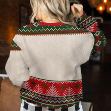 Load image into Gallery viewer, Personalized Christmas Sweater Custom Name Fun Design Gift
