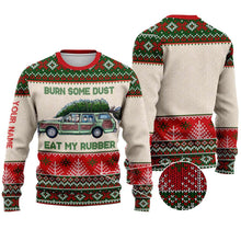Load image into Gallery viewer, Personalized Christmas Sweater Custom Name Fun Design Gift