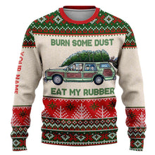 Load image into Gallery viewer, Personalized Christmas Sweater Custom Name Fun Design Gift