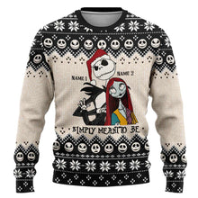 Load image into Gallery viewer, Personalized Christmas Sweater Unique Nightmare Before Christmas Gift