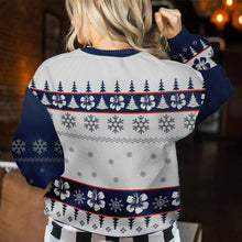 Load image into Gallery viewer, Personalized Ohana Christmas Sweater Custom Name Gift