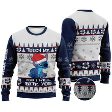 Load image into Gallery viewer, Personalized Ohana Christmas Sweater Custom Name Gift