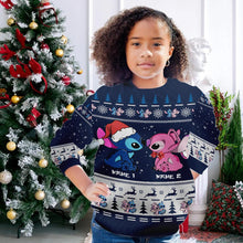 Load image into Gallery viewer, Personalized Aloha Ohana Christmas Sweater Custom Names