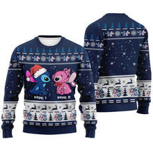 Load image into Gallery viewer, Personalized Aloha Ohana Christmas Sweater Custom Names