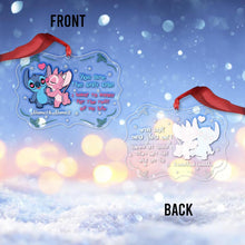 Load image into Gallery viewer, Personalized Ohana Acrylic Ornament Custom Names Christmas Gift