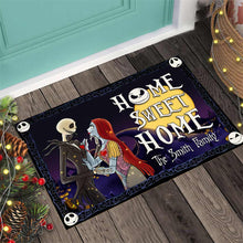 Load image into Gallery viewer, Personalized Nightmare Before Christmas Doormat for Couples