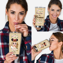 Load image into Gallery viewer, Personalized Mouse Ears And Books Tumbler Gift for Girls