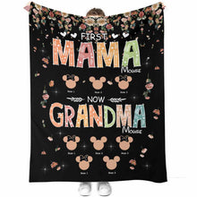 Load image into Gallery viewer, Personalized Mother's Day Grandma Blanket Custom Name Gift