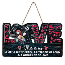 Load image into Gallery viewer, Personalized Couple Wood Sign This Is Us Custom Name Gift