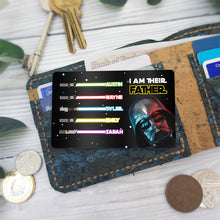 Load image into Gallery viewer, Personalized Metal Wallet Insert Card for Dad | Father's Day Gift