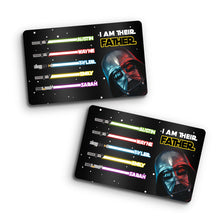 Load image into Gallery viewer, Personalized Metal Wallet Insert Card for Dad | Father's Day Gift