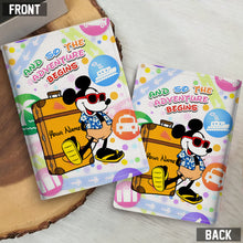 Load image into Gallery viewer, Personalized Mouse Passport Holder Custom Name Travel Gift