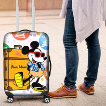 Load image into Gallery viewer, Personalized Luggage Cover with Mickey Mouse Design for Travel