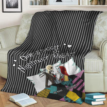 Load image into Gallery viewer, Personalized Snuggle Nightmares Blanket Custom Name Gift