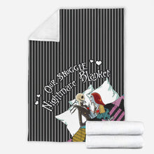 Load image into Gallery viewer, Personalized Snuggle Nightmares Blanket Custom Name Gift