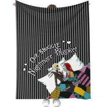 Load image into Gallery viewer, Personalized Snuggle Nightmares Blanket Custom Name Gift